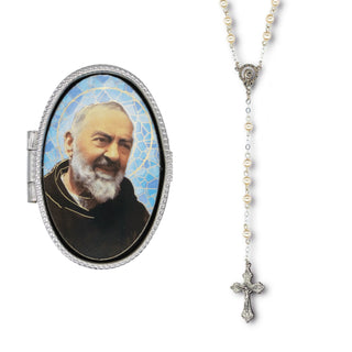 Padre Pío Caja del Rosario