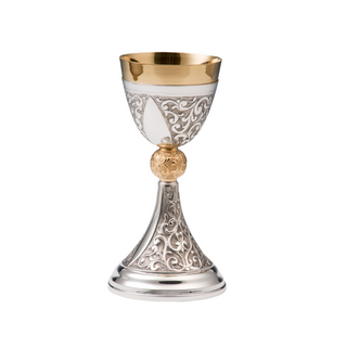 Embroidered Silver Chalice