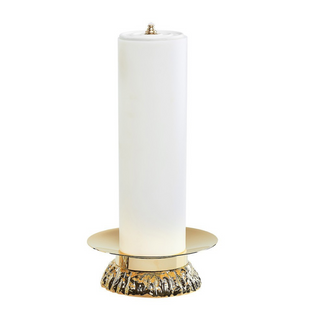 Golden Brass Candle Holder