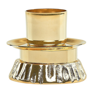 Golden Brass Candleholder