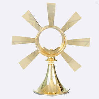 Small Golden Brass Monstrance