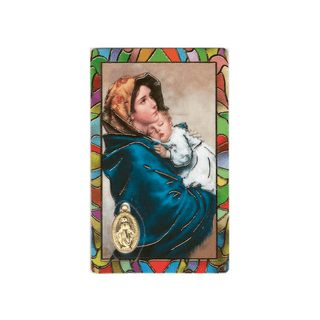 Madonna Ferruzzi Colored Prayer Card