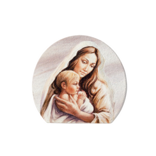 Mary and Chuld Wooden Picture