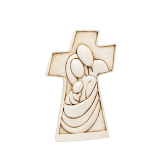 Resin Cross of Holy Family
