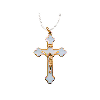 Bicolor Crucifix Pendant