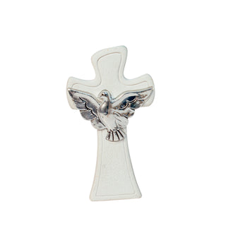 Holy Spirit Standing Cross in Resin