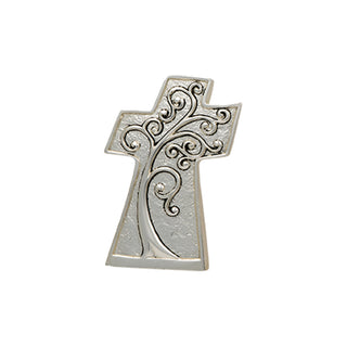 Tree of Life Cross Picture with Silver reliefs