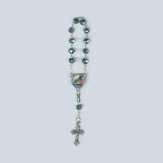 Blu Cristal Decade Rosary Bracelet Jubolee 2025