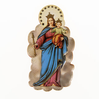 Magnete Madonna Ausiliatrice in Metallo