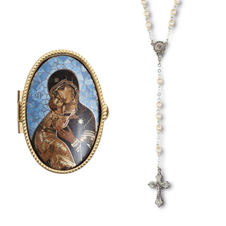 Our Lady of Perpetual Help Rosary Box