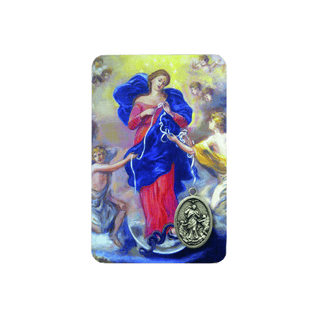 Mary Undoer Of Knots Prayer Card