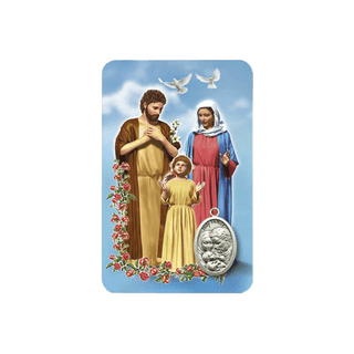 Holy Family Prayer Card