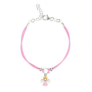 Pink Baby Bracelet in Silver