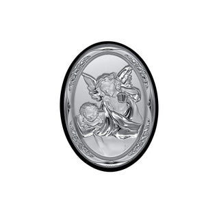 Guardian Angel Picture in Silver