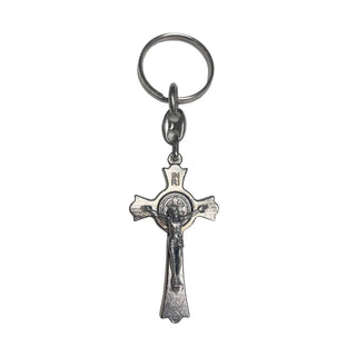 Metal Crucifix Key Ring