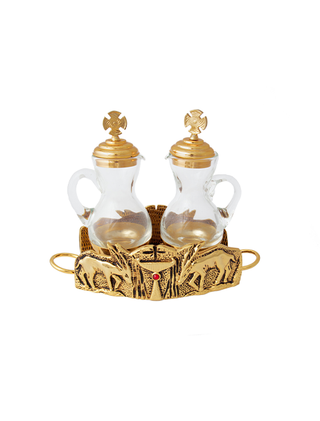 Golden Cruet Set