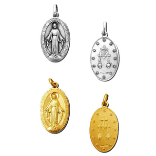 Miraculous Madonna Oval Medal