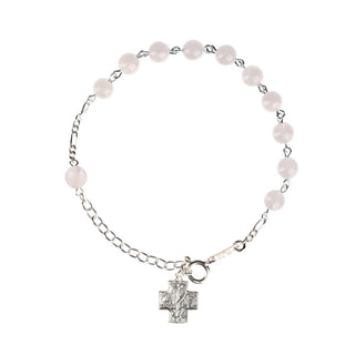 Rosary Bracelet Piunk Quarz