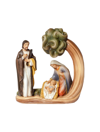 Resin nativity scene