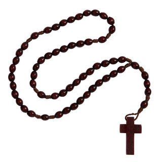 Dark Wood Brads Rosary