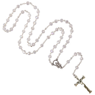 White Crystal Rosary