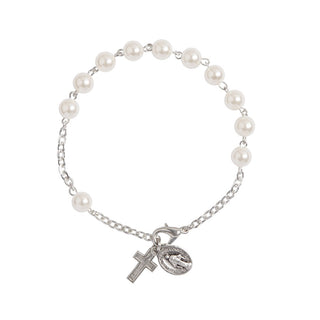 Pearl Rosary Bracelet