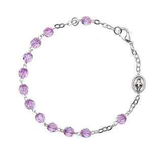 Pulsera Rosario Cristal