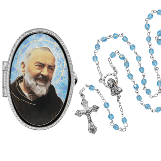 Padre Pío Caja del Rosario