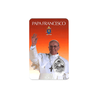 Pope Francis Prayer card